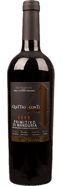 Conti Zecca, Quattro Conti Primitivo Manduria Gold,  2021