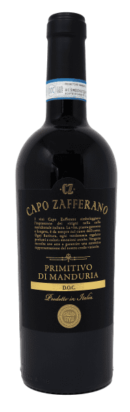 Capo Zafferano, Primitivo di Manduria, 2021