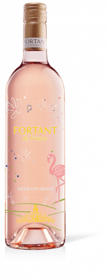 Fortant de France, Merlot Rose serigraphiert Pays d'Oc IGP, 2022/2023